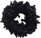 Volumising Scrunchie Big Hair Tie Ring Hijab Volumizer Khaleeji Kopfbedeckung Für Female Schwarz