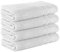 StickandShine 4er Set Premium Frottee Saunatuch 80x200 cm in weiß in 500g/m² aus 100% Baumwolle