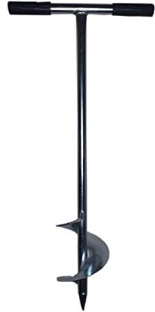 Uzman - Trivella a mano, blu, palo da giardino, per fori fino a max. 20 cm