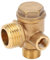 Clapet anti-retour, clapet anti-retour à 3 voies Valve de compresseur d'air Remplacement de clapet anti-retour de compresseur d'air Durable pour système pneumatique pour système hydraulique