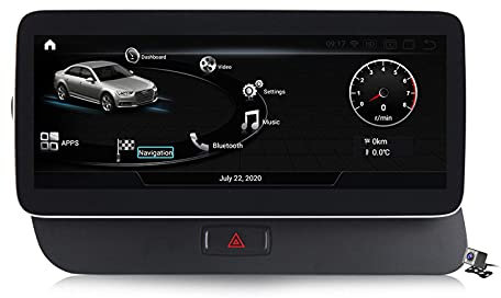 Qualcomm Android 10.25/12.5 pulgadas Pantalla táctil completa GPS Radio para Audi Q5 2009~2017 Construido en Carplay Android Auto Support Navegación/CD DVD DSP Multimedia/BT SWC