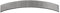 SELVA Flex-Metallband, Uhrenarmband, Ersatzband, Titan, matt (20 mm)