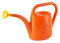 TYMAR Gießkanne mit Brause klein, aus Kunststoff, 1,8 Liter Volumen, kleine Gartengießkanne zur Pflege und Bewässerung von Pflanzen in der Wohnung, auf dem Balkon und im Garten (1,8L, Orange)