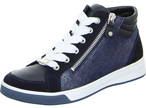 ara Damen ROM Sneaker, BLAU, 41 EU