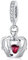 HAEPIAR S925 Sterling silber Charm in Argento per Bracciale Collana Argento Sterling Dangles Zircon Corona Hollow per le Donne Ragazze