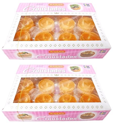 Pack of 2 Rahms Mini Croustade Cups - 48 Cups in Total (24 per Pack)