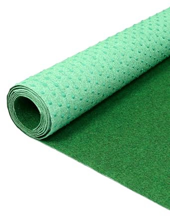 TAPISO Pemba - Tappeto in erba artificiale, resistente alle intemperie, ad asciugatura rapida, per esterni, balcone, terrazza, giardino, erba artificiale, 100 x 360 cm