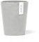 Ecopots Blumentopf Morinda für Orchideen - hell grau - Durchmesser Ø 17 cm rund - mit Wasserablauf - Pflanzentopf aus Recycling Kunststoff - modern für Indoor und Outdoor