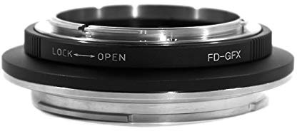 FD-GFX Objektivadapter kompatibel für Canon FD Objektiv kompatibel mit Fujifilm GFX G-Mount Kamera