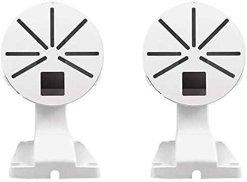 Yuemsh Security Camera Mount Bracket,ABS Indoor Outdoor Wall Mount L-Type Bracket for CCTV Security Dome IP Camera Mounting