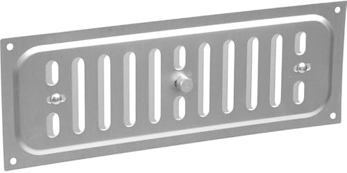 Open & Close Metal Air Vent 9 x 3 Hit & Miss Air Vents Adjustable Flyscreen Vents Ventilator Cover Hit & Miss Air Vent Cover Ventilation Cover for Cupboard Wardrobe Ventilation Pack of 1.