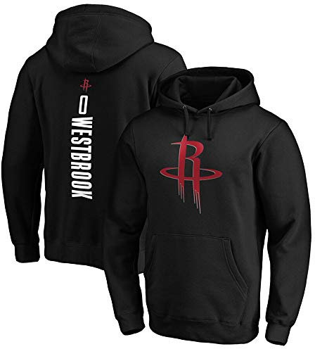 PiWine Pullover Langarm Basketball Sportbekleidung Rockets Sweatshirt Männer NBA Langarm Kapuzen Sweatshirt,XL