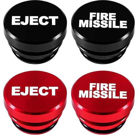 4 Pcs Metal Car Cigarette Lighter Plug Cover, Car Cigarette Lighter Cover Cap, Dustproof Cigarette Lighter Plug Socket Cover Cap, 12V Replacement Accessories for Most Automotive Vehicles