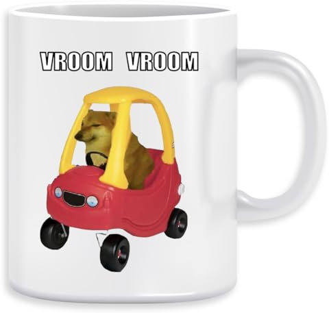 Cheems Auto Kaffeebecher Becher Tassen Ceramic Mug Cup