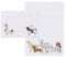 Making Meadows A5 Writing Paper with Envelopes, Lined Letter Writing Sets for Adults in Blue Dog Design with Pretty Envelopes (20 Sheets & 10 Envelopes)