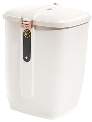 Folpus Mehl-Behälter, Lebensmittel-Getreide-Box, luftdichter Spender-Eimer, für 15 kg