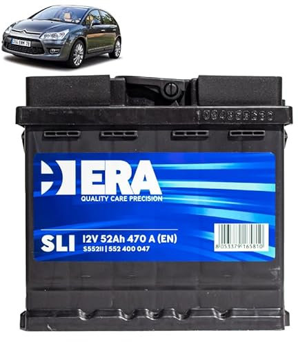 Batteria 50Ah per Citroen C4 I 1.4 1.6 benzina 2004-2014