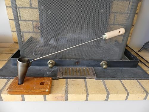 Flambadou modéle court 60cm pour chef en cuisine ou barbecue portatif, capucin, flamboir a lard
