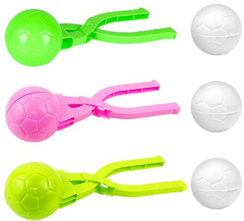 Doukesh Schneeball Former,Schneeball Maker,Schneeballzange,Schneeball Zange,Sandball Schneeball Clip,Winter Schneeball Form Spielzeug,Schneespielzeug für Kinder (Modell 4)