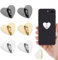 NATOSU 6 Stück Handyhalter in Herzform, Handyring, Selbstklebender Handyhaken, Handyanhänger, Haken für Handy, Tablet, DIY-Zubehör