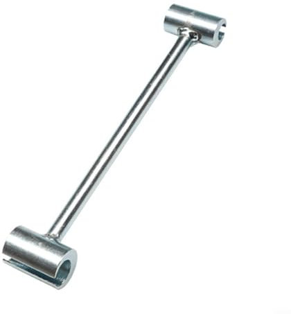 URPIZY Door Hinge Adjustment Repair Tool, 8-25mm Hinges Gaps Adjusting Wrench, Double Head Door Hinge Tool, Solid Steel Structure, Door Hinge Wrench for Fire Doors, Well Door, Bedroom Door(8-19mm)