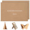 Lot de 2 panneaux de bois MDF de 2 mm d'épaisseur, 42 x 30 cm, panneaux de particules pour art, tableau de peinture, panneaux de fibres de densité moyenne, blocs de dessin pour gravure laser,