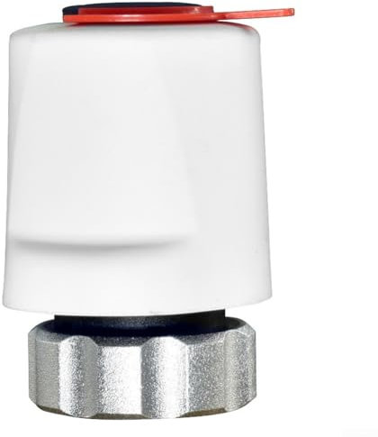 YUANGANG Elektrischer Stellantrieb AC230V DC24V Elektrischer Heizungsaktor Fußbodenheizung Thermostat Wasserverteiler Raumtemperaturregelung Elektrisches Heizventil für Heizungen (AC/DC24V NO)