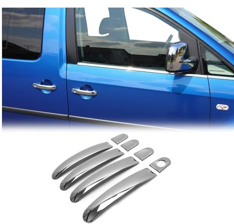 OMAC Tirador de puerta para VW T5 T6 Transporter todos 2003 – 2022, acero inoxidable