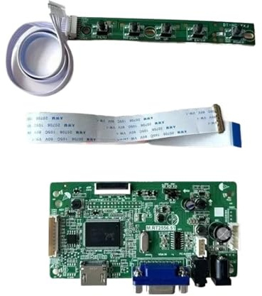 Kompatibel for N156BGA-EA2/EA3/EB2 LCD-Controller-Treiberplatine VGA 30 Pin EDP 15,6 Zoll HDMI-kompatibler Laptop-Bildschirm 1366 X 768 DIY-Kit, Laptop-Monitor-Motherboard(for N156BGA-EA3)