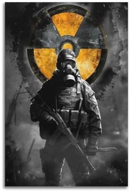 YVUDBSDS STALKER - Póster de videojuegos, 2 pósteres decorativos para pared, lienzo e impresión artística moderna para decoración de dormitorio familiar, 12 x 18 pulgadas (30 x 45 cm)