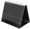 Veloflex 4132280 - Tisch-Flipchart DIN A3, Präsentation, Flipchart, Aufstellringbuch, aus PVC, Querformat, schwarz, 1 Stück