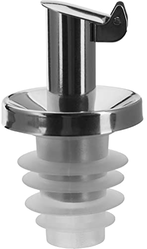 Westmark Beccuccio per Bottiglie di Olio e Aceto, Metallo/Acciaio Inossidabile, Tappo in Silicone, Inox Öl-Spezial, 47832180