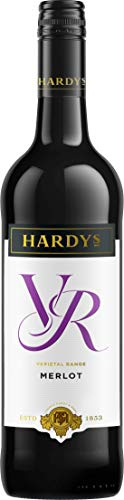 Hardys VR Merlot Wine, 75 cl (Case of 6)