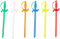 JB Systems - Set de 50 palillos para aperitivos, diseño de espada