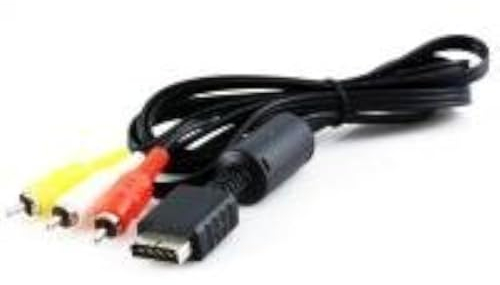 Câble Cordon AV composite Audio vidéo Pour Sony Playstation 2 3 PS1 PS2 PS3 Slim
