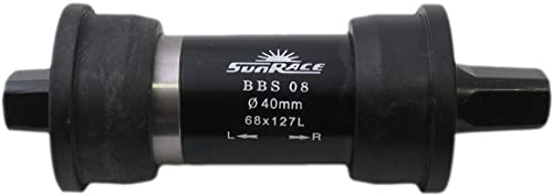 Sunrace Unisex – Erwachsene Innenlager-03324472 Innenlager, schwarz, 127 mm