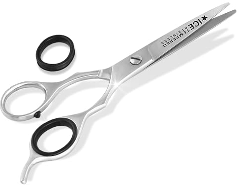 Friseurschere Haarschere KAZUKO 6 Zoll 15 cm mit echter Schraube super scharfer Schnitt