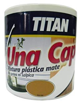 Industrias Titan. S.L 69639234 - Pintura plast mate 750 ml ro/int int. mono una capa titan