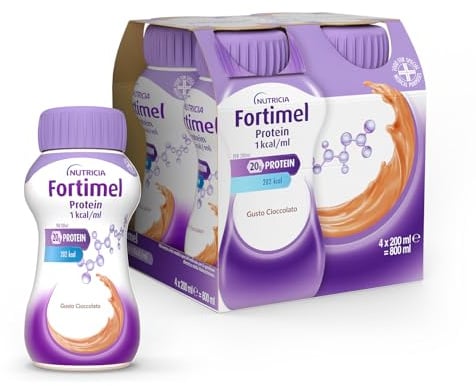 FORTIMEL PROTEIN, Pronto da Bere, Iperproteico, Cioccolato, 4x200ml