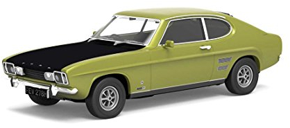 Ford Capri Mk1 1600GT XLR, metallic-hellgrün/schwarz, RHD, 1970, Modellauto, Fertigmodell, Vanguards 1:43
