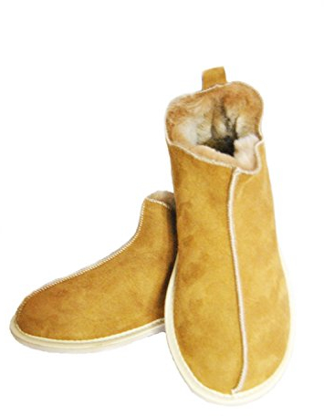 Sale ! Candy Slippers Sheepskin Slippers Chestnut Wool Slippers. Warm & Lovely Genuine Slippers, Perfect for Gift. Ankle Boot Slippers.Schaffell Pantoffeln/Hausschuhe Slipper (41)