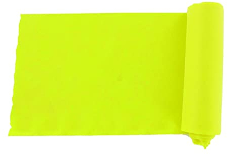 GIMA - Widerstandsband/Gummiband für Die Rehabilitation, Farbe Gelb x-Licht, Größe 5, m x 14 cm x 0, 20 mm, latexfrei