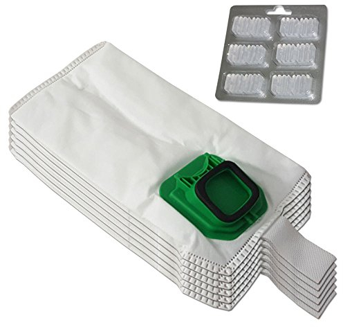 PREMIUM - KIT - 6 PROFUMINI + 6 SACCHETTI PER ASPIRAPOLVERE VORWERK FOLLETTO VK 140 / 150 - Garanzia 24 Mesi Filterprofi