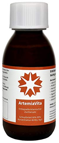 ArtemiaVita - Artemia Eier entkapselt dekapsuliert mit 95-99% Schlupf (120ml = 5 Mio. Eier)