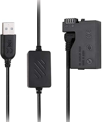 Hincore ACK-E8 USB Power Kit Netzteil Ersatz LP-E8 DR-E8 DC Koppler Dummy Akku für Canon EOS 550D 600D 650D 700D Kiss X4 X5 X6 T2i T3i T4i T5i DSLR Kamera