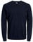 JACK & JONES Jjebasic Knit V-Neck Noos, suéter Hombre, Azul (Navy Blazer Navy Blazer), Large