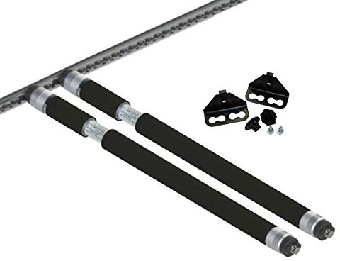 Airline-Beam - Sperrbalken für Airlineschienen 1100-1550 mm - 2er Set inklusive Parkhalterung