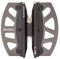 Smith's 51106 - Afilador de cuchillos de acero inoxidable de 2 pasos, color gris, ranuras gruesas y finas preestablecidas, afilador de cuchillos de mano para exteriores, pesca, caza, filete, cuchillos