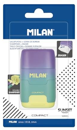 MILAN Blíster Afilaborra Compact Sunset Turquesa - Amarillo