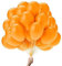 Orange luftballons - 100% Reiner NATURLATEX - Premium Qualität - Latex Party Ballons - Metallic Ballons - Geburtstag Dekoration - Bunte Luftballons 50